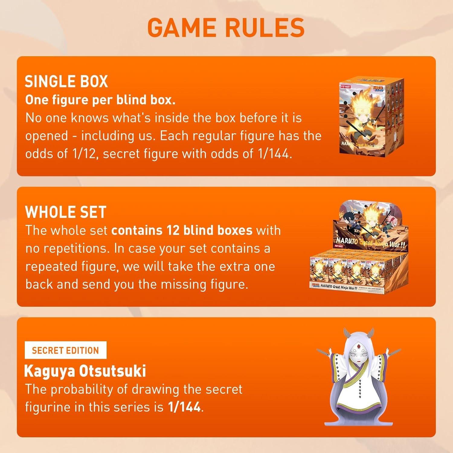 imagePOP MART Naruto Ninkai Taisen Series Figures 12PCs Blind Box Figures Random Design Action Figures Collectible Toys Home Decorations Holiday Birthday Gifts Whole SetNaruto Ninkai Taisen Series