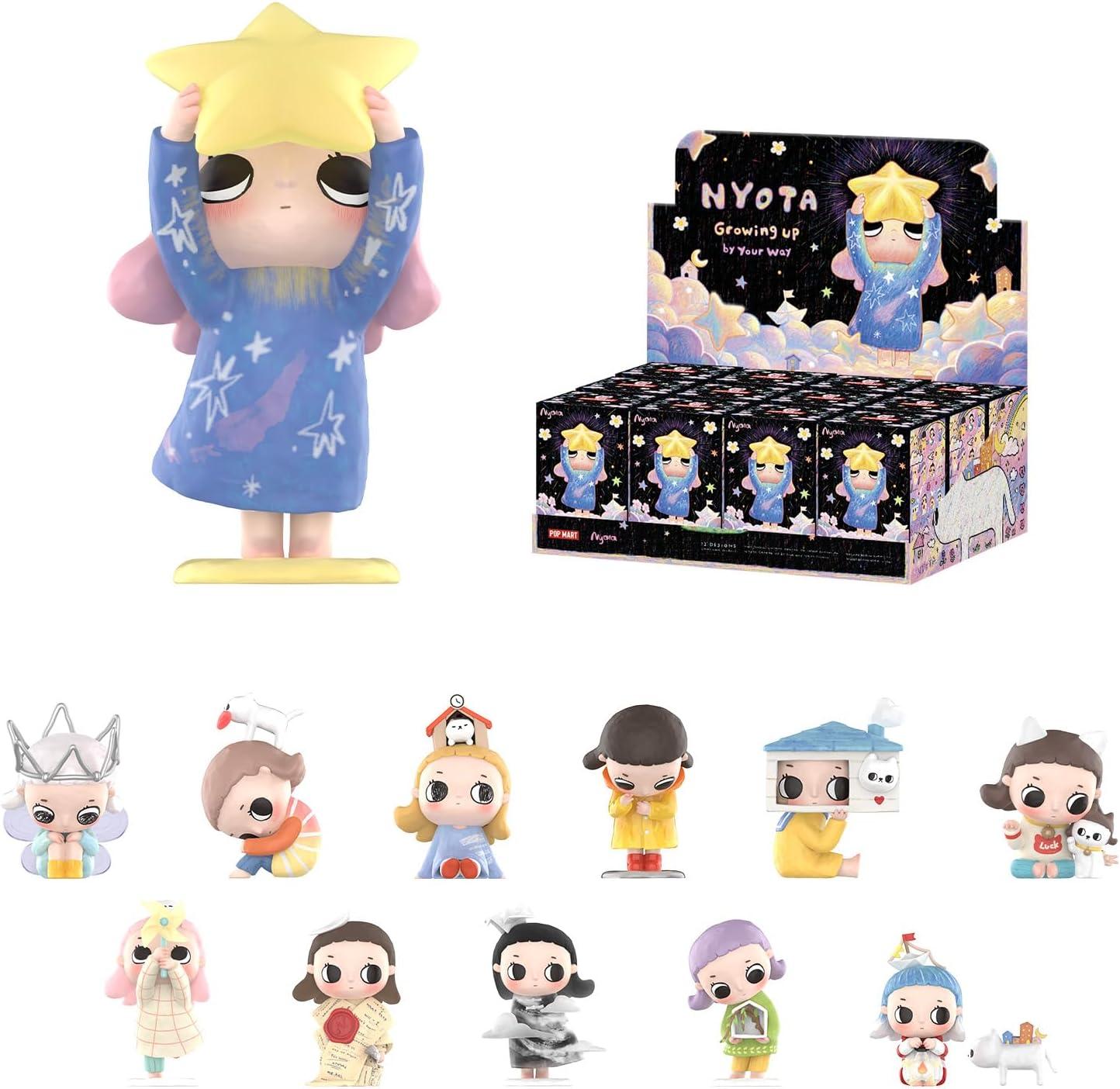 imagePOP MART Nyota Growing up by Your Way Series Figures 12PCs Blind Box Figures Random Design Action Figures Collectible Toys Home Decorations Holiday Birthday Gifts Whole SetNyota Growing Up By Your Way Series Figures