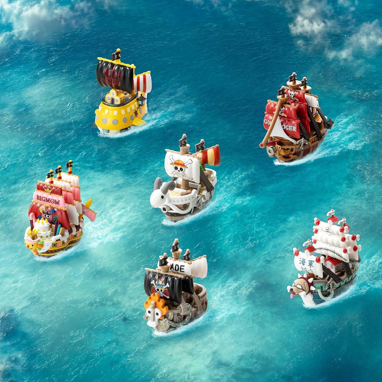 imagePOP MART One Piece  The Grand Line Series Vehicles Blind Box Figures Collectible Toys Home Decorations Holiday Birthday Gifts for Boys Single BoxOne Piece  the Grand Line Series Vehicles