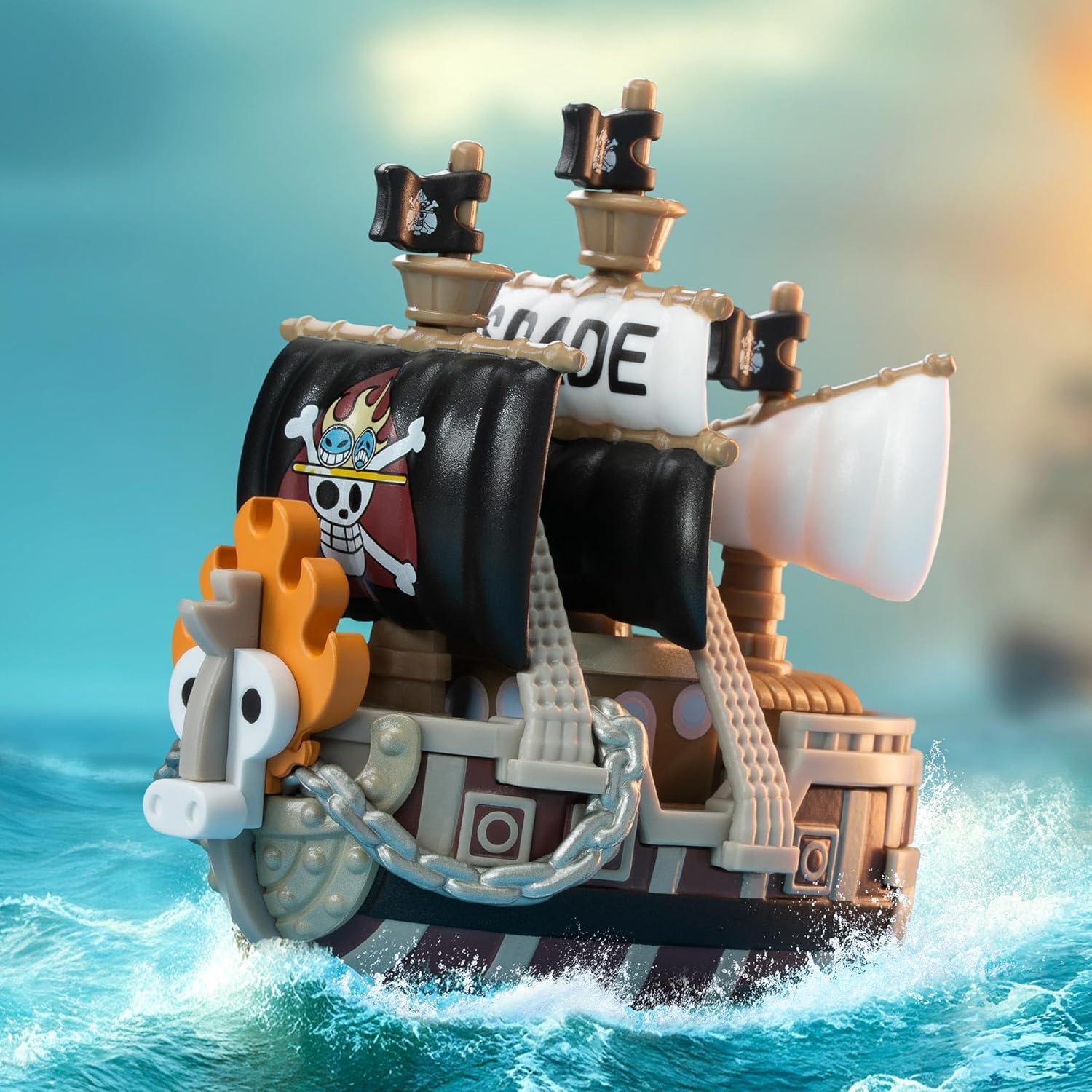 imagePOP MART One Piece  The Grand Line Series Vehicles Blind Box Figures Collectible Toys Home Decorations Holiday Birthday Gifts for Boys Single BoxOne Piece  the Grand Line Series Vehicles