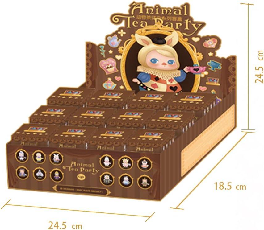imagePOP MART PUCKY Elf Animal Tea Party Series 12PCs PUCKY Blind Box Figures Random Design Action Figures Collectible Toys Home Decorations Holiday Birthday Gifts for Girls and Boys Whole Set