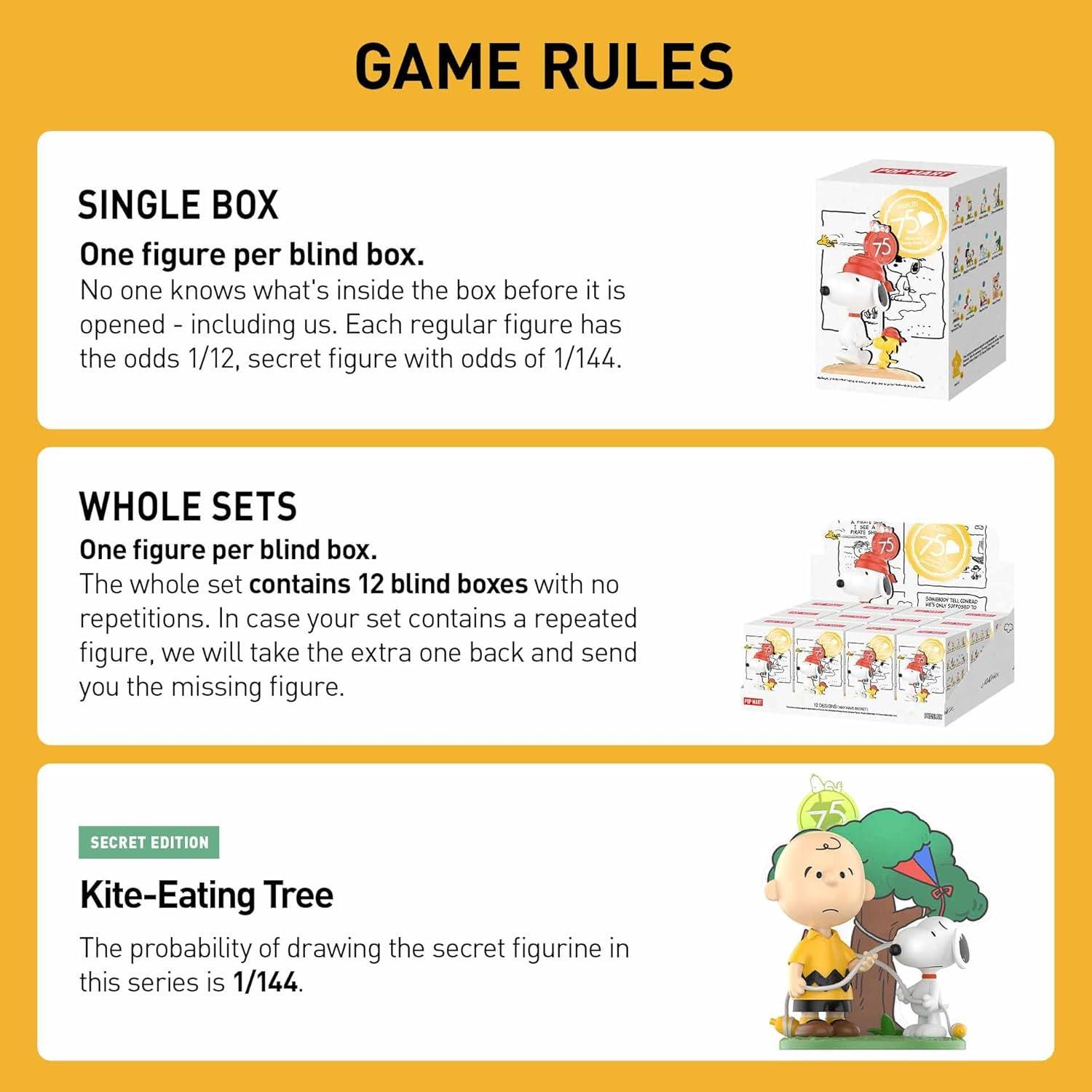 imagePOP MART Peanuts 75th Anniversary  Snoopy Comic Life Series Blind Box Figures Random Design Action Figures Collectible Toys Home Decorations Holiday Birthday Gifts for Girls and Boys Single BoxPeanuts 75th Anniversary  Snoopy Comic Life