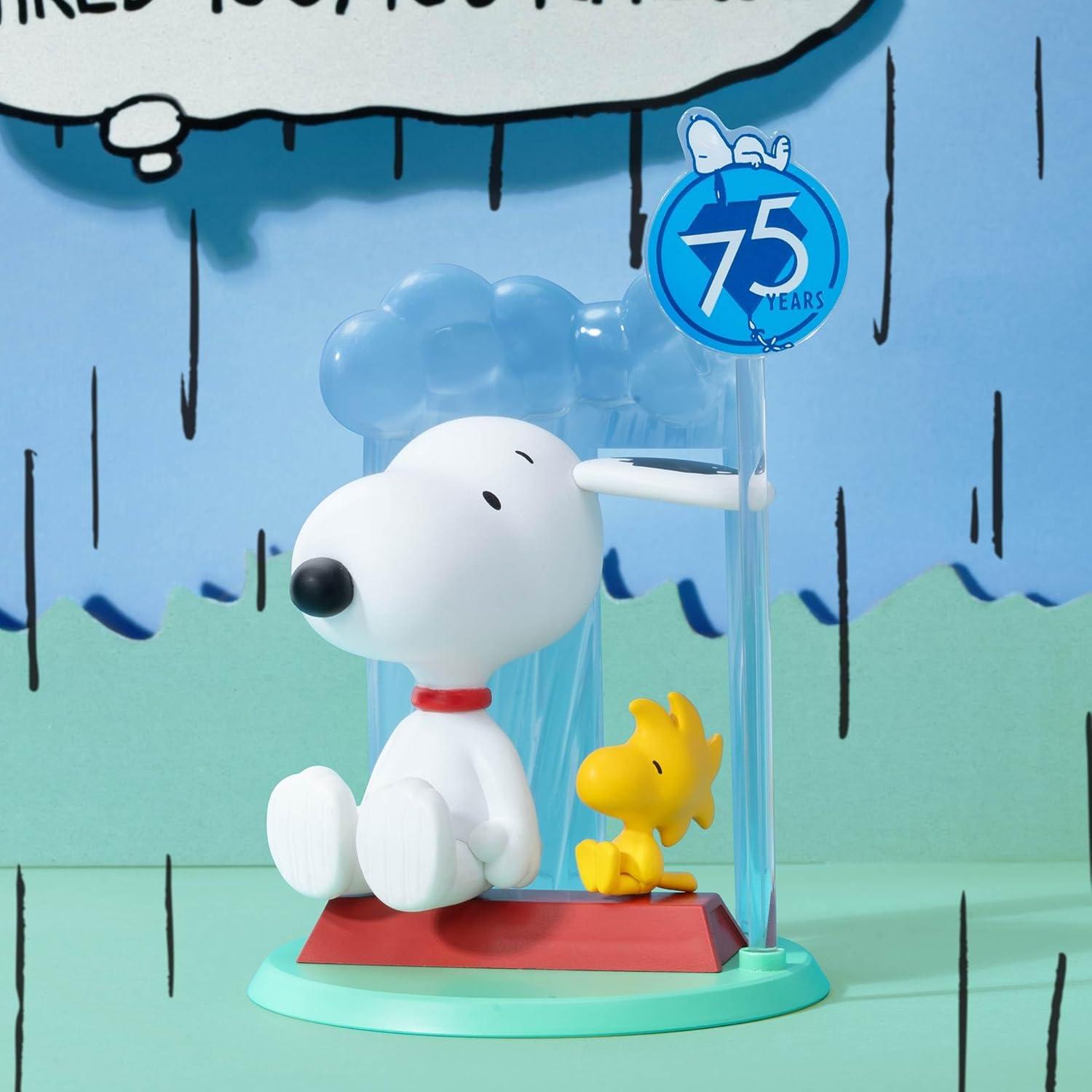 imagePOP MART Peanuts 75th Anniversary  Snoopy Comic Life Series Blind Box Figures Random Design Action Figures Collectible Toys Home Decorations Holiday Birthday Gifts for Girls and Boys Single BoxPeanuts 75th Anniversary  Snoopy Comic Life