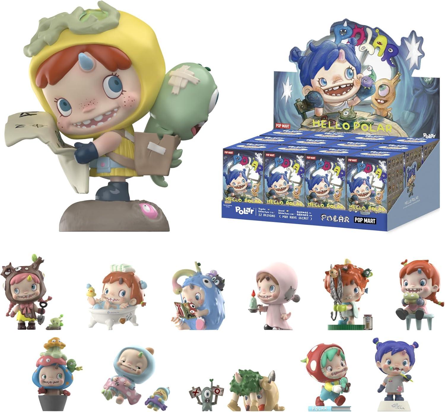 imagePOP MART Polar  Hello Polar Season 1 Series Blind Box Figures Random Design Action Figures Collectible Toys Home Decorations Holiday Birthday Gifts Whole SetPolar  Hello Polar Season 1