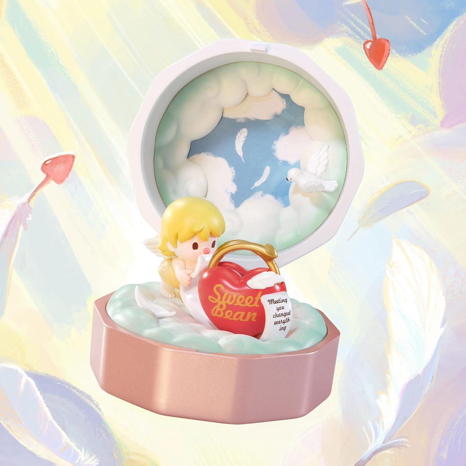 imagePOP MART Romantic Ring Box Series 4 Scene Sets Blind Box Figures Collectible Toys Home Decorations Holiday Birthday Gifts for Girls and Boys Whole SetRomantic Ring Box Series 4 Scene Sets