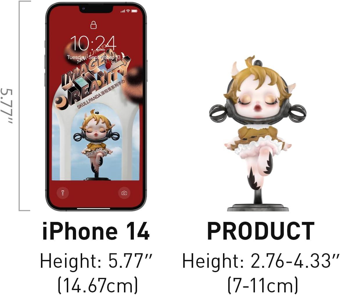 imagePOP MART SKULLPANDA Image of Reality Series Figures 12PCs SKULLPANDA Blind Box Figures Random Design Action Figures Collectible Toys Home Decorations Holiday Birthday Gifts Whole SetSkullpanda Image of Reality