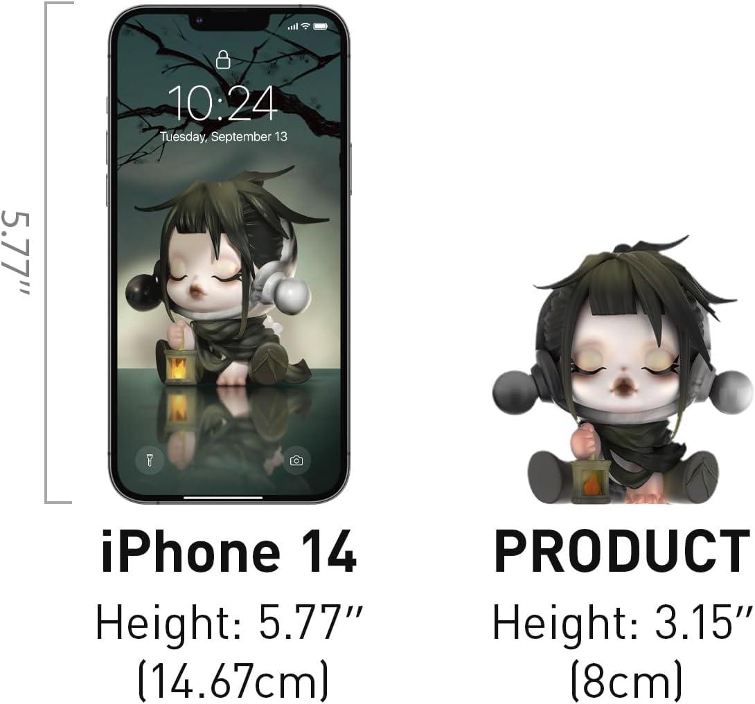 imagePOP MART SKULLPANDA The Ink Plum Blossom Series Figures 12PCs SKULLPANDA Blind Box Figures Random Design Action Figures Collectible Toys Home Decorations Holiday Birthday Gifts Whole SetThe Ink Plum Blossom