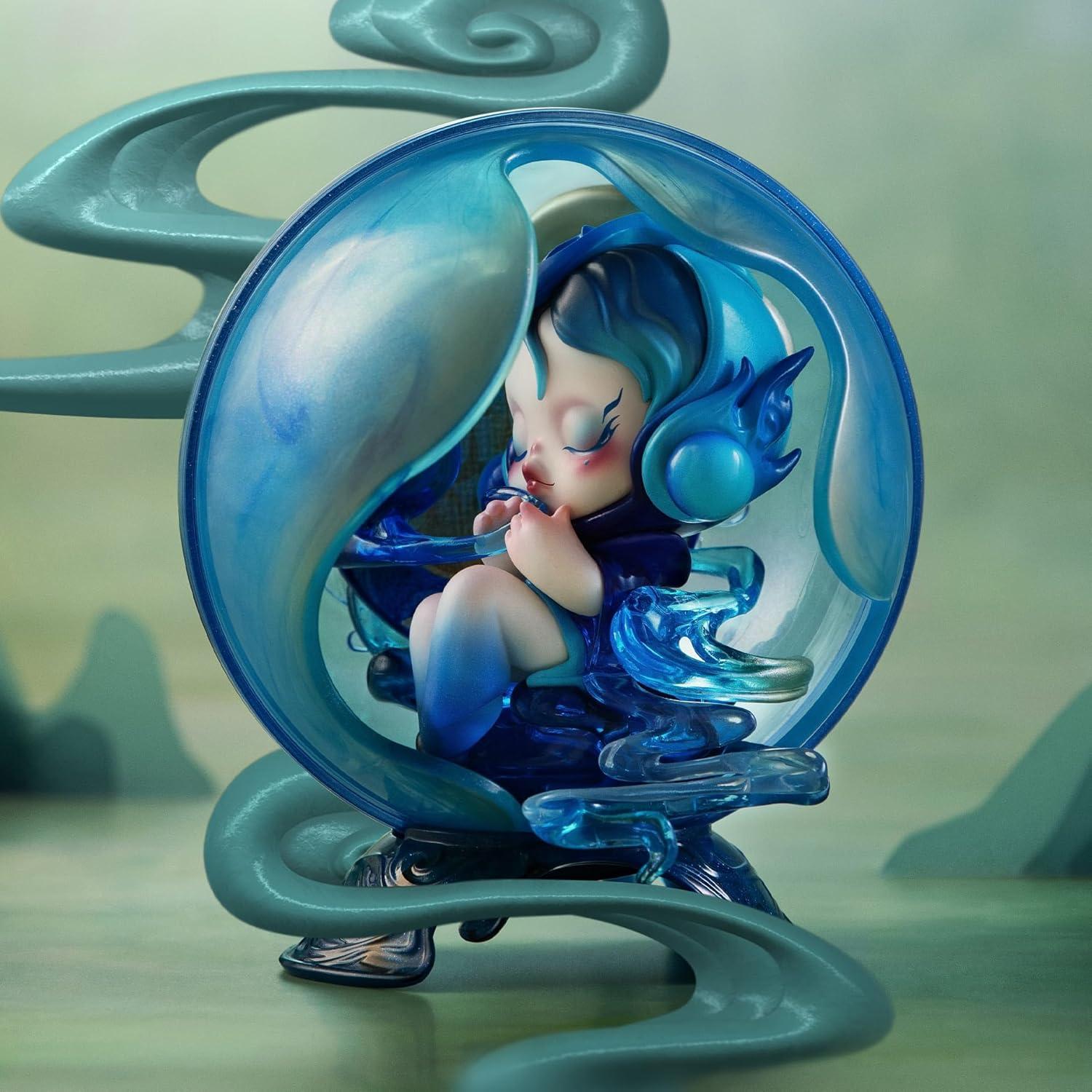 imagePOP MART SKULLPANDA The Mirage Series Figures Blind Box Figures Random Design Mystery Toys for Modern Home Decor Collectible Toy Set for Desk Accessories Single BoxSkullpanda the Mirage Series Figures