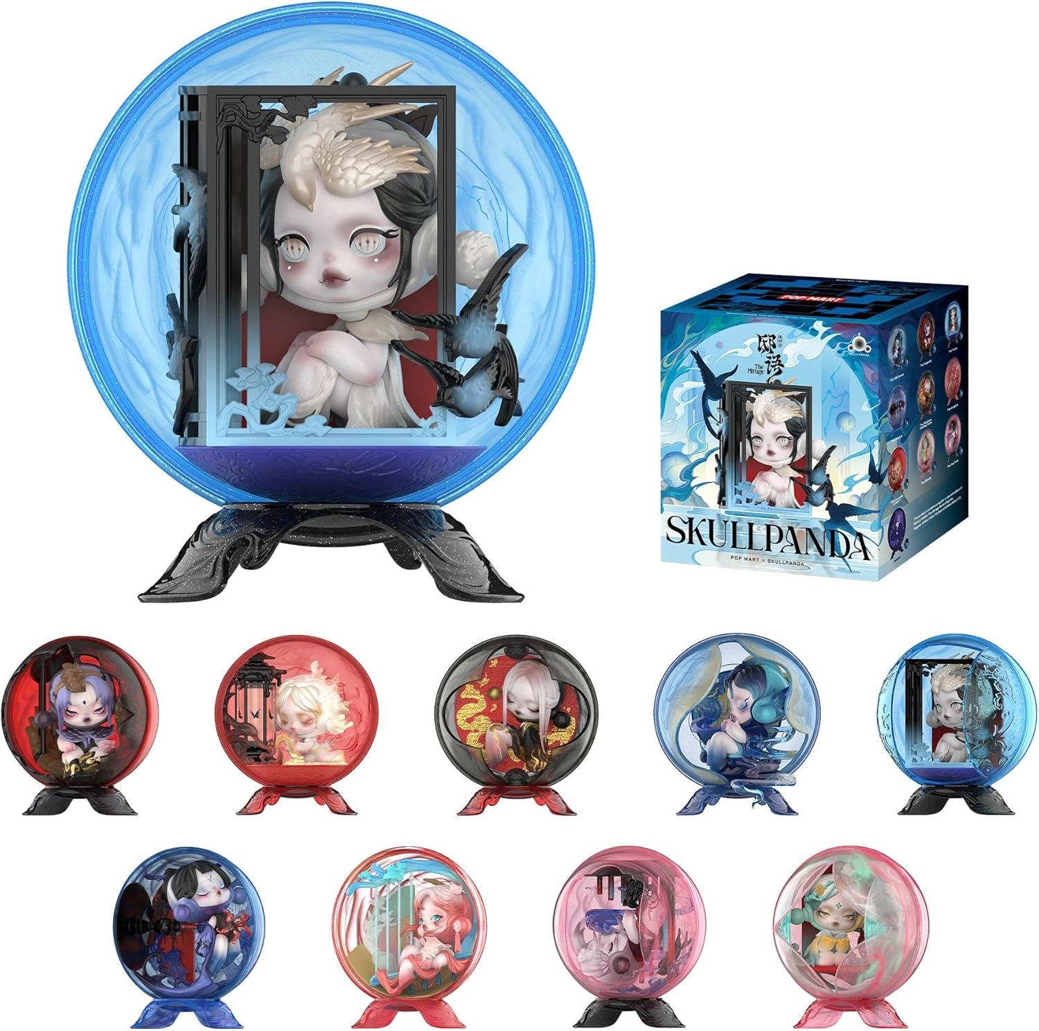 imagePOP MART SKULLPANDA The Mirage Series Figures Blind Box Figures Random Design Mystery Toys for Modern Home Decor Collectible Toy Set for Desk Accessories Single BoxSkullpanda the Mirage Series Figures