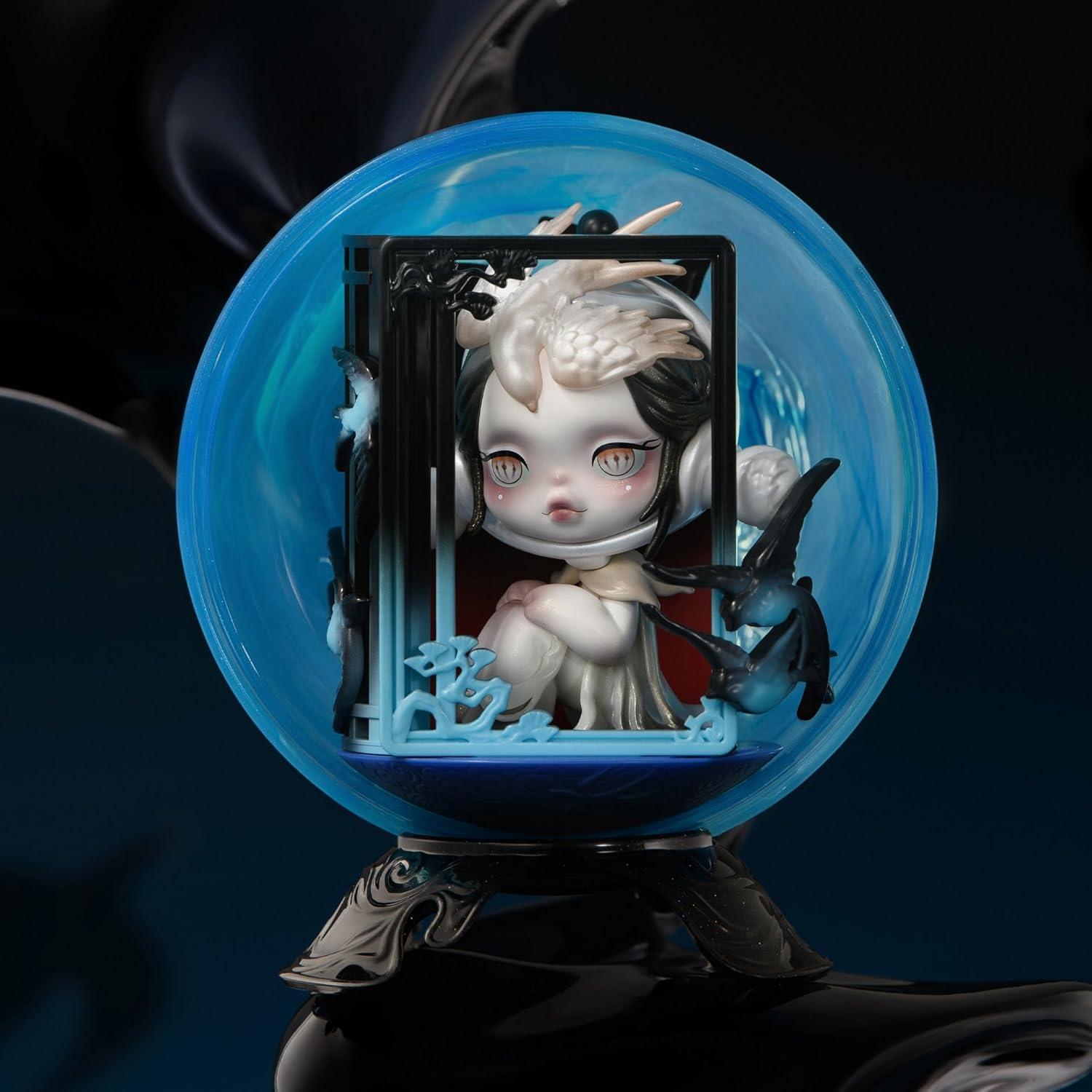 imagePOP MART SKULLPANDA The Mirage Series Figures Blind Box Figures Random Design Mystery Toys for Modern Home Decor Collectible Toy Set for Desk Accessories Single BoxSkullpanda the Mirage Series Figures