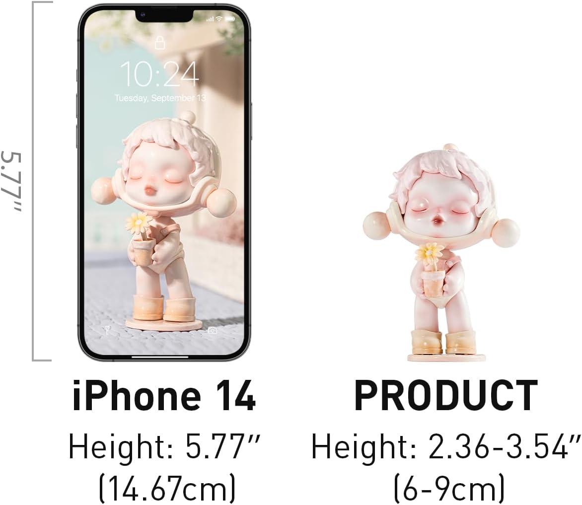 imagePOP MART SKULLPANDA Warmth Series SKULLPANDA Blind Box Figures Random Design Action Figures Collectible Toys Home Decorations Holiday Birthday Gifts for Girls and Boys Single BoxTemperature