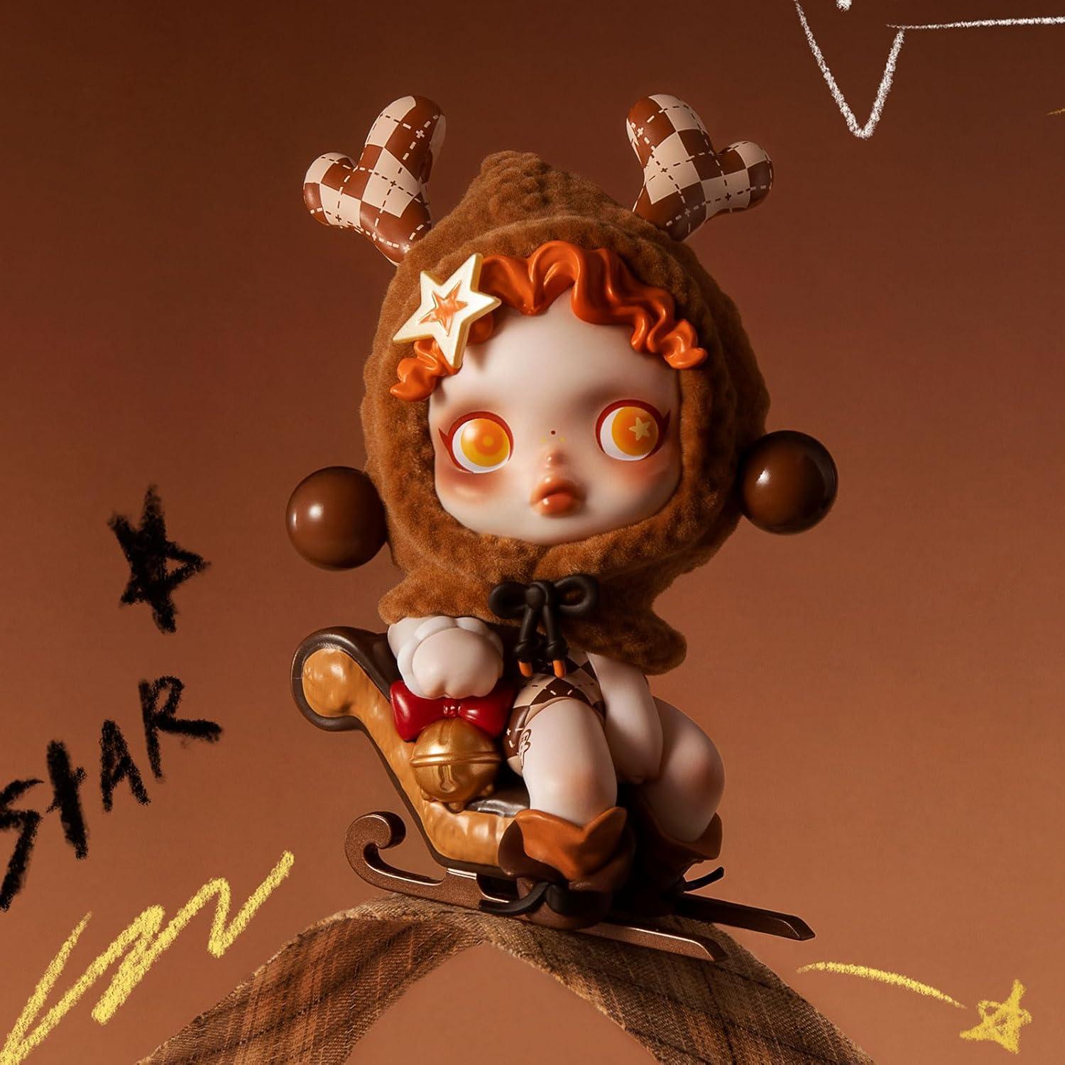 imagePOP MART SKULLPANDA Wishing Time Series Blind Box Figures Random Design Action Figures Collectible Toys Home Decorations Holiday Birthday Gifts Single Box