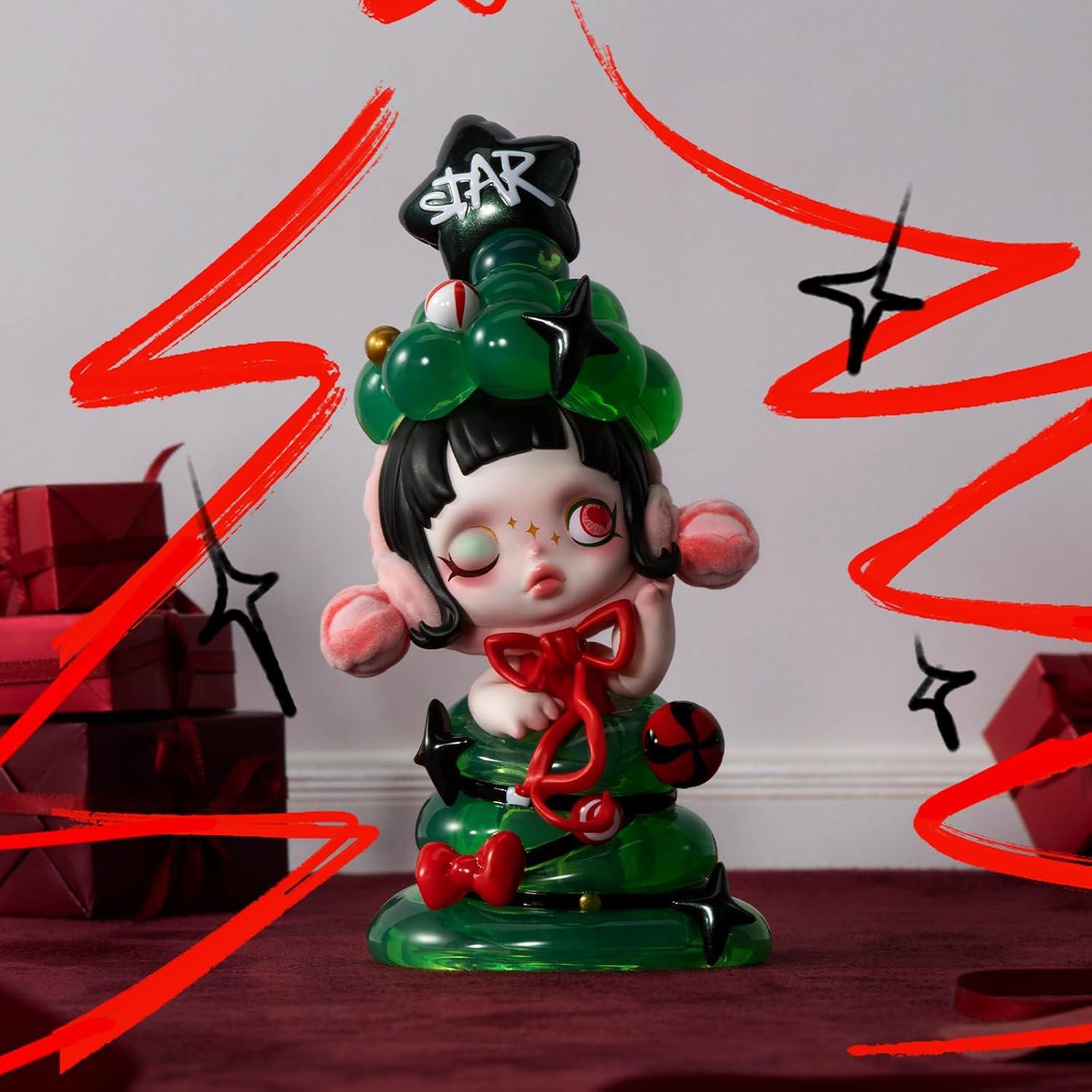 imagePOP MART SKULLPANDA Wishing Time Series Blind Box Figures Random Design Action Figures Collectible Toys Home Decorations Holiday Birthday Gifts Single Box