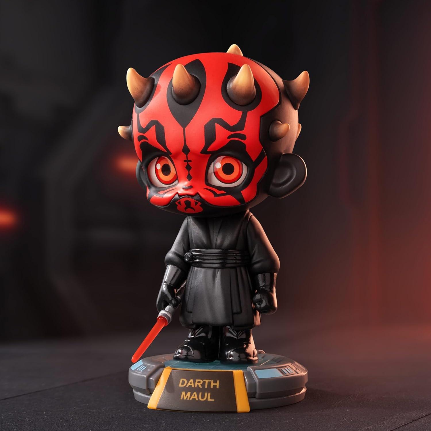 imagePOP MART Star Wars Bobblehead Series Blind Box Figures Random Design Action Figures Collectible Toys Home Decorations Single BoxStar Wars Bobblehead Series Figures