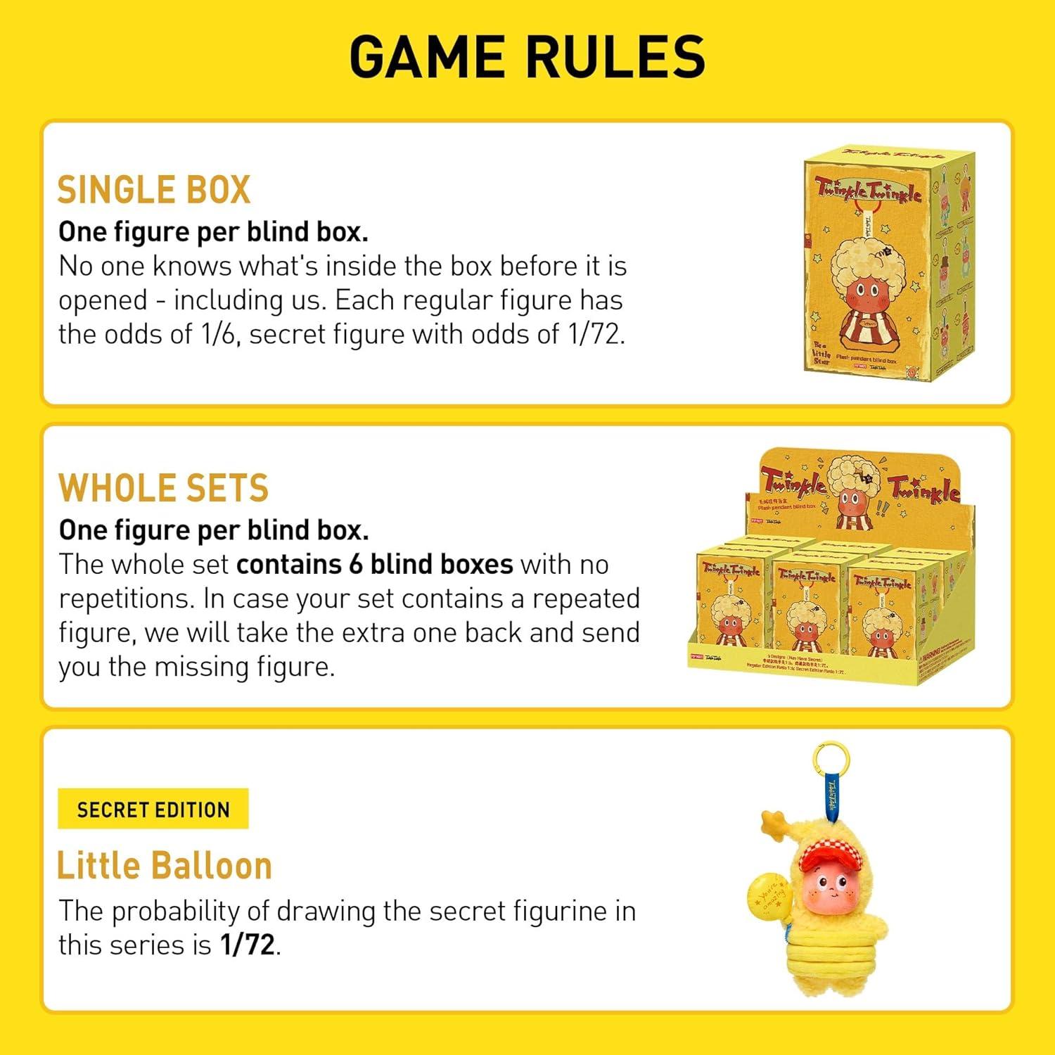 imagePOP MART Twinkle Twinkle Be a Little Star Series  Plush Pendant Blind Box Random Design Action Figures Collectible Toys Home Decorations Holiday Birthday Gifts for Girls and Boys Whole SetTwinkle Twinkle Be a Little Star Series