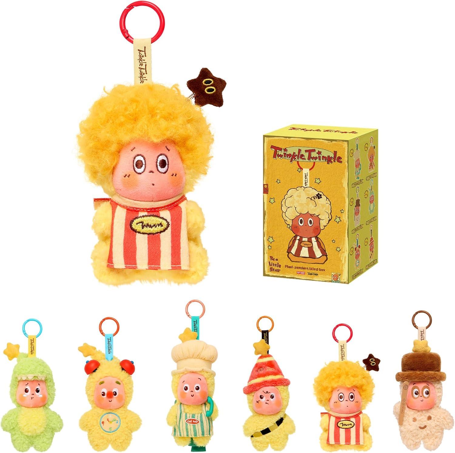 imagePOP MART Twinkle Twinkle Be a Little Star Series  Plush Pendant Blind Box Random Design Action Figures Collectible Toys Home Decorations Holiday Birthday Gifts for Girls and Boys Whole SetTwinkle Twinkle Be a Little Star Series