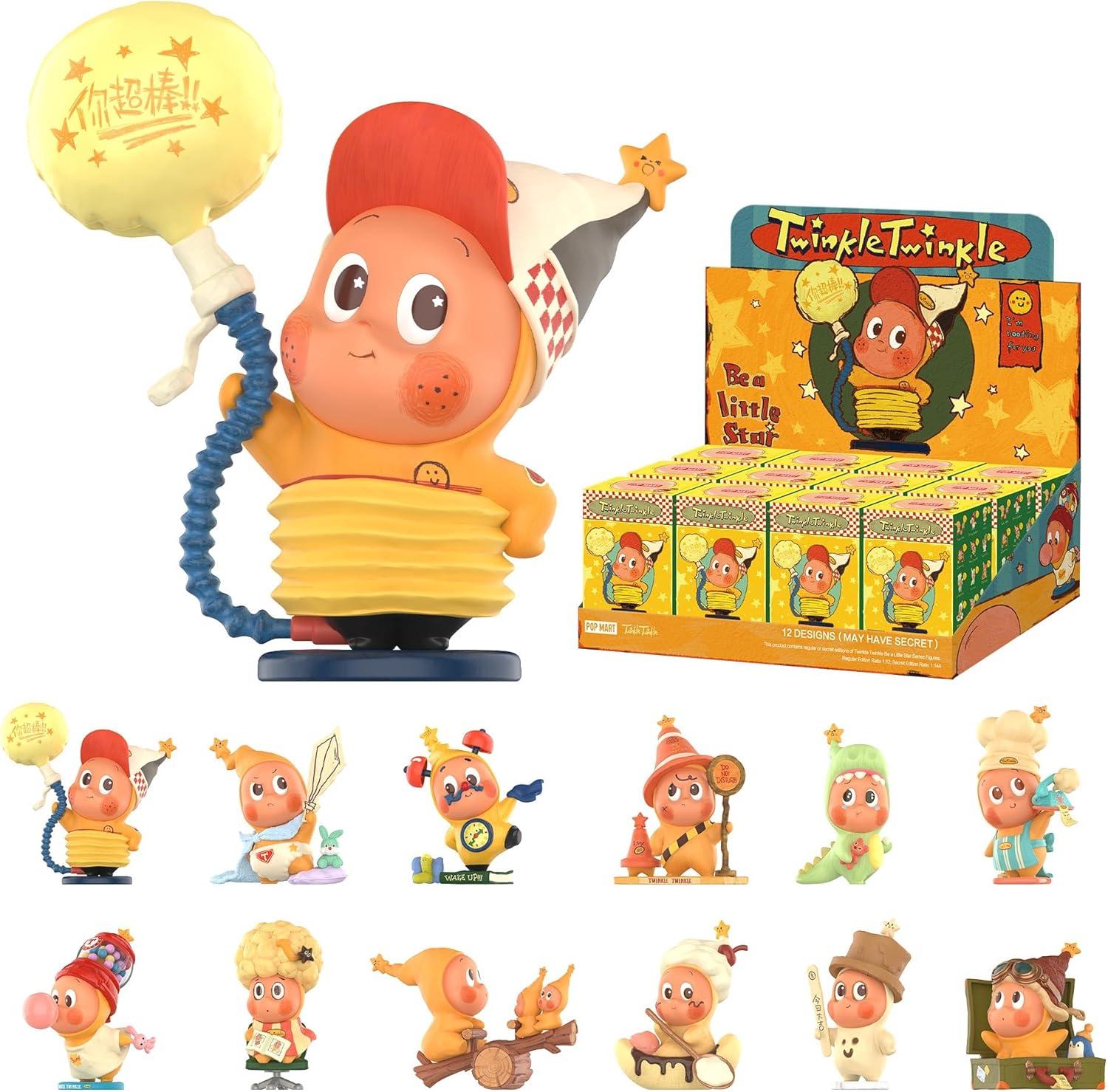 imagePOP MART Twinkle Twinkle Be a Little Star Series Figures Blind Box Figures Random Design Action Figures Collectible Toys Home Decorations Holiday Birthday Gifts for Girls and Boys Single BoxTwinkle Twinkle Be a Little Star Series Figures