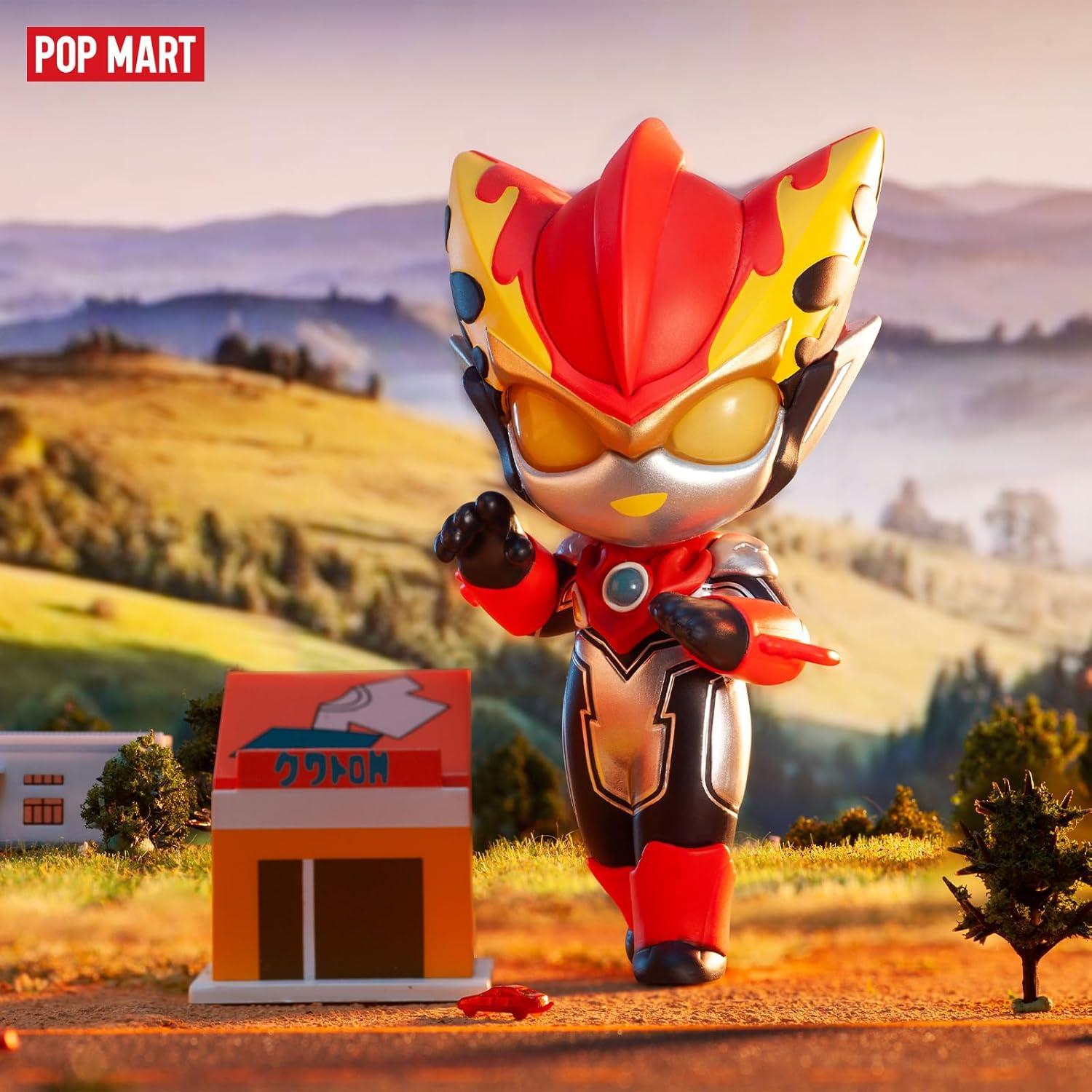 imagePOP MART Ultraman  New Generation Heroes 19 Set Collection Toys Random Box Gift for Birthday Christmas Party Holiday Home Decoration