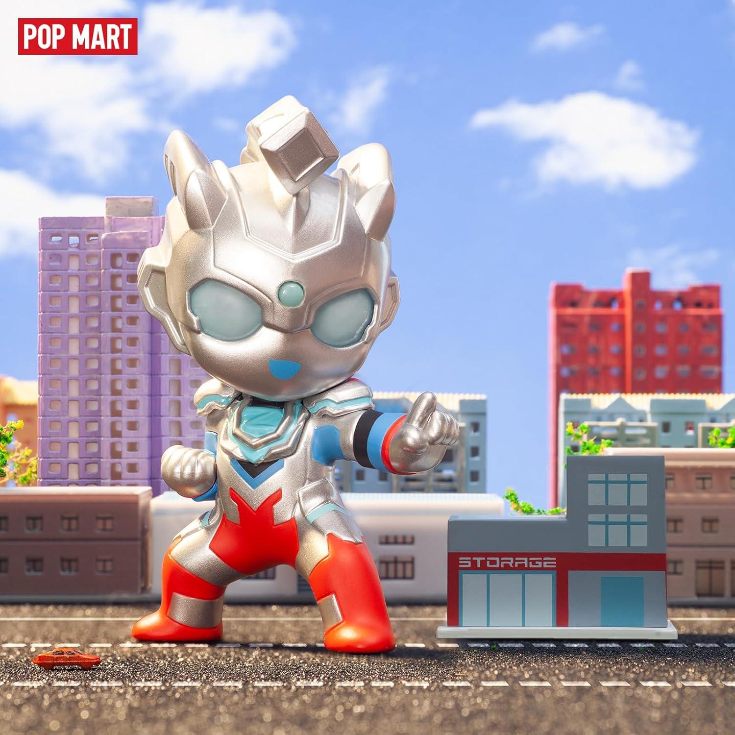 imagePOP MART Ultraman  New Generation Heroes 19 Set Collection Toys Random Box Gift for Birthday Christmas Party Holiday Home Decoration