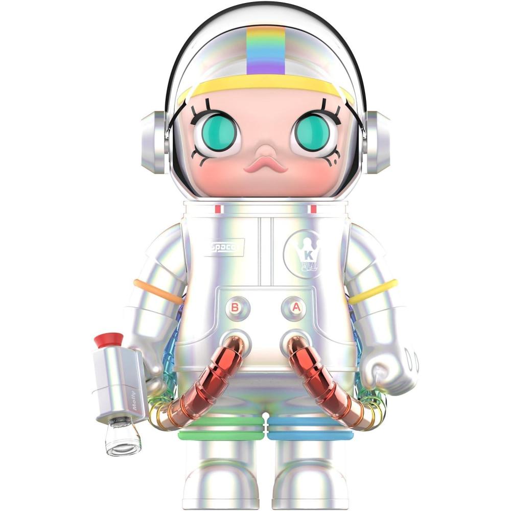 imagePOP MART MEGA Space Molly 400 Rainbow 20 116in295cm Figurine Toys for Mordern Home Dcor Collectible Art Toy