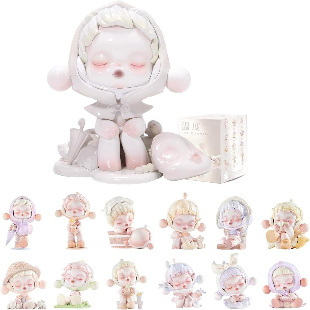imagePOP MART SKULLPANDA Warmth Series SKULLPANDA Blind Box Figures Random Design Action Figures Collectible Toys Home Decorations Holiday Birthday Gifts for Girls and Boys Single BoxTemperature
