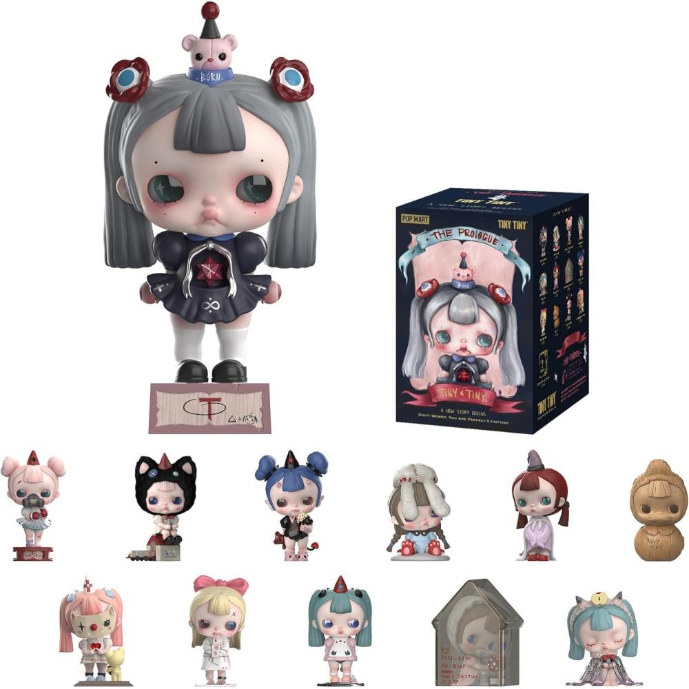 imagePOP MART TINYTINYPrologue Series Figures 12PCs TINYTINY Blind Box Figures Random Design Action Figures Collectible Toys Home Decorations Holiday Birthday Gifts for Girls and Boys Whole SetTinytiny