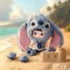 imagePOP MART HACIPUPU Stitch 18 Action Figure BJD Doll Toys for Modern Home Decor Collectible Toy Gifts for Girlfriend Daughter