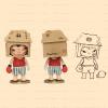 imagePOP MART Hirono The Other One Blind Box Figures Random Design Box Toys for Modern Home Decor Collectible Toy Set for Desk Accessories 1PCThe Other One