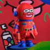 imagePOP MART MEGA Space Molly 400 Jon BURGERMAN Space Cadets Series 1161 Inch Height Random Design Toys for Modern Home Dcor Collectible Art Toy 1PC