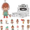 imagePOP MART HIRONO Little Mischief Series 12PCs Hirono Blind Box Figures Random Design Action Figures Collectible Toys Home Decorations Holiday Birthday Gifts for Girls and Boys Whole SetLittle Mischief