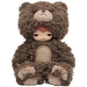 imagePOP MART Hirono Bear Vinyl Plush Doll 1496 inches Height Collectible Toy Gift for Boys and Girls