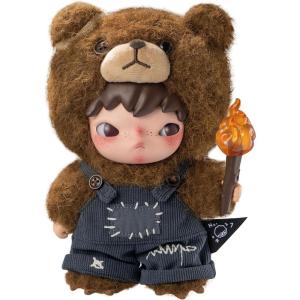 imagePOP MART Hirono Living WildFight for Joy Plush Doll 63 inches Collectible Toys Home Decorations Holiday Birthday Gifts for Girls and Boys