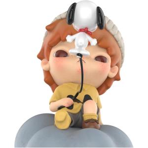 imagePOP MART Hirono x Snoopy Figurine Toys for Mordern Home Dcor Collectible Art Toy 1PC