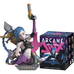 imagePOP MART League of Legends Arcane Series Figures Blind Box Figures Random Design Action Figures Collectible Toys Home Decorations Holiday Birthday Gifts for Girls and Boys Single BoxLeague of Legends Arcane