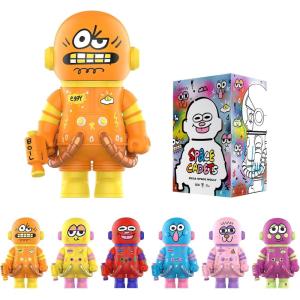 imagePOP MART MEGA Space Molly 400 Jon BURGERMAN Space Cadets Series 1161 Inch Height Random Design Toys for Modern Home Dcor Collectible Art Toy 1PC