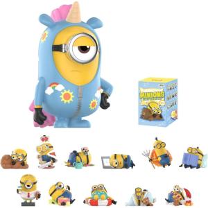 imagePOP MART Minions Lazy Every Day Series Figures Blind Box Figures Random Design Action Figures Collectible Toys Home Decorations Holiday Birthday Gifts Single Box