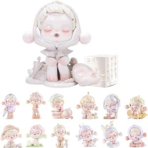 imagePOP MART SKULLPANDA Warmth Series SKULLPANDA Blind Box Figures Random Design Action Figures Collectible Toys Home Decorations Holiday Birthday Gifts for Girls and Boys Single BoxTemperature