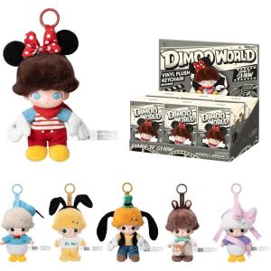 imagePOP MART DIMOO WORLD  DISNEY SeriesVinyl Plush Keychain Blind Box Random Design Action FiguresDimoo World  Disney