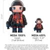 imagePOP MART MEGA SPACE MOLLY 1000 Stranger Things 2748in698cm Figurine Toys for Mordern Home Dcor Collectible Art Toy 1PC