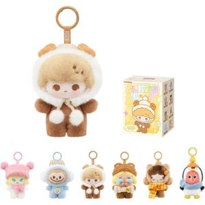 imagePOP MART POP Bean Fluffy amp Cozy SeriesPlush Pendant Blind Box Figures Collectible Toys Home Decorations Holiday Birthday Gifts for Girls and Boys Single BoxSingle Box