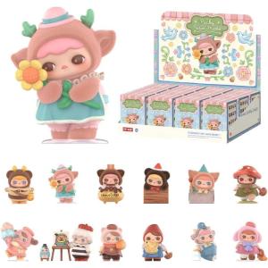 imagePOP MART PUCKY Fairies Market Series Blind Box Figures Collectible Toys Home Decorations Holiday Birthday Gifts for Girls and Boys Single BoxWhole Set