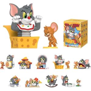imagePOP MART Tom and Jerry Funfair Series Blind Box Figures Collectible Toys Home Decorations Holiday Birthday Gifts for Girls and Boys Single BoxSingle Box