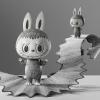 imagePOP MART MEGA MEGA LABUBU 400 Sketch Collection Figurine 138 Inch Height Toys for Modern Home Dcor Collectible Art Toy