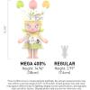 imagePOP MART MEGA Royal Molly 400 Mickey and Friends  Happy Easter Action Figures Collectible Holiday Birthday Gift for Kids Adults
