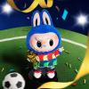 imagePOP MART THE Monsters  FIFA Series  Catch the Win Vinyl Plush Doll Big Labubu with FIFA World Cup 2026 Clothes Gift for Sports Fans Teenagers Adults 1496 inches Height
