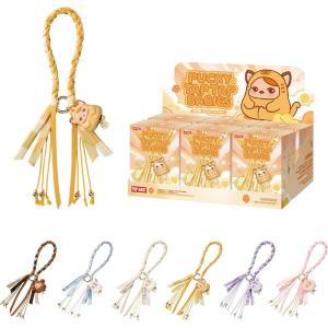imagePOP MART Pucky Tap Tap Babies SeriesPendant Blind Box Keychain Bag Charm Collectible Holiday Birthday for Kids Adults Whole Set