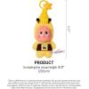 imagePOP MART Twinkle Twinkle Moon Gelato SeriesSnowman Gelato Plush Pendant Bag Charm Keychain Collectible Toys Holiday Birthday Gifts for Girls and BoysHoney