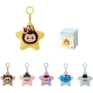 imagePOP MART The Monsters Classic SeriesSparkly Plush Pendant Blind Box 6PCs The Monsters Blind Box Figures Random Design Collectible Toys Home Decorations Holiday Birthday Gifts Whole SetSparkly Plush Pendant