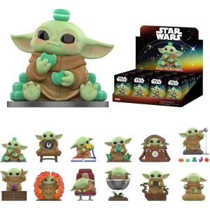 imagePOP MART Star Wars Grogu Tiny But Mighty Series FiguresCollectible Holiday amp Birthday for Kids amp AdultsSingle BoxWhole Set