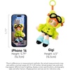 image:imagePOP MART Peach Riot Fruit Punch Series Plush Doll Pendant  Frankie Vinyl Plush Pendant Bag Charm Collectible Holiday Birthday Gifts for Kids AdultsFrankie